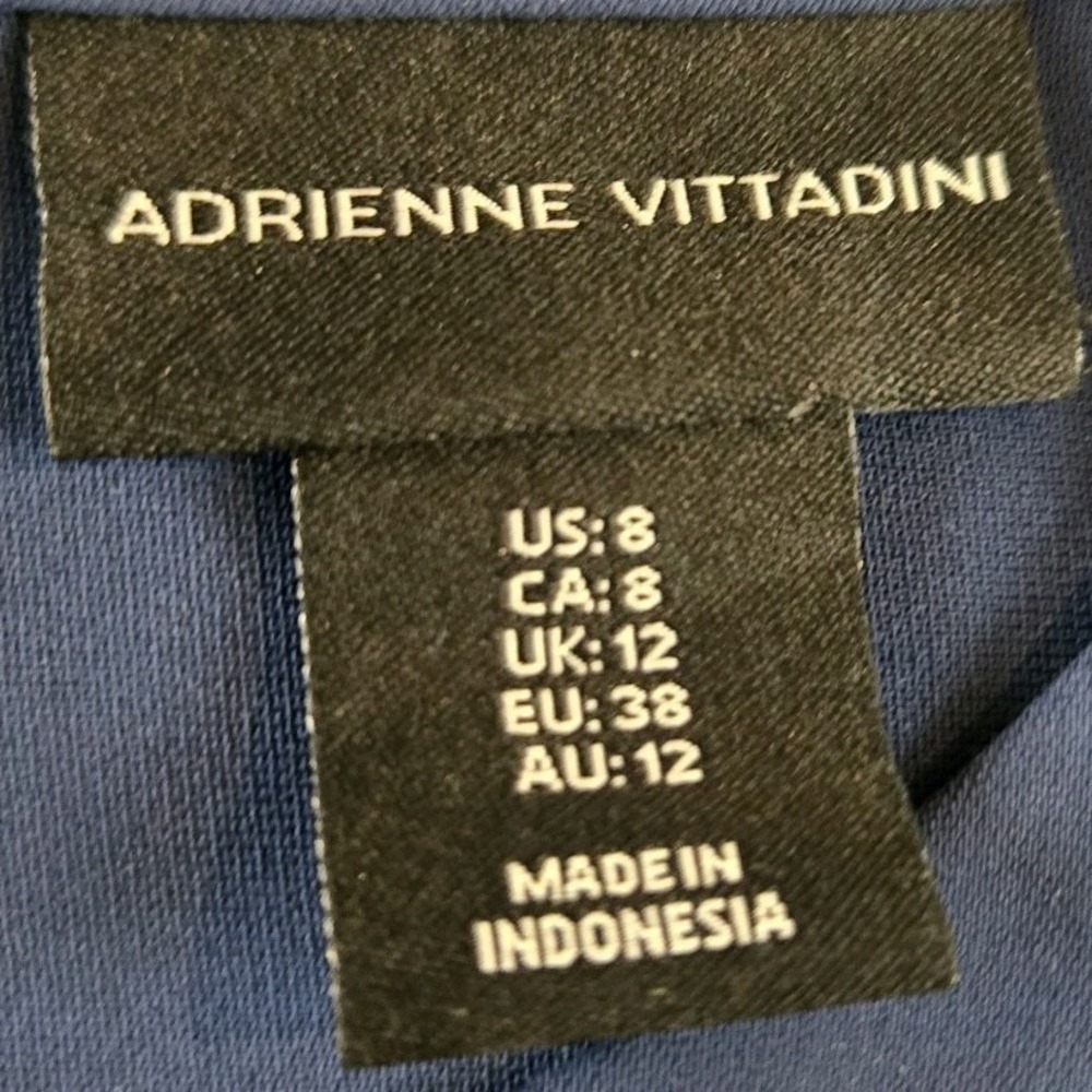 Adrienne Vittadini Women's Dress Lightweight Midi Minimalist Size 8 - Picture 8 of 9